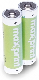 Pilha Alcalina Maxprint AA Pequena 1.5V – Blister com 2 Unidades - 31548