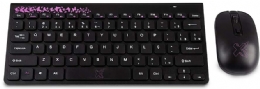 TECLADO E MOUSE SEM FIO FREESTYLE SERIES ROSA - 26707