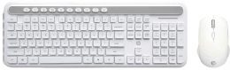 TECLADO E MOUSE USB S/FIO CS500 BRANCO HP - 27324