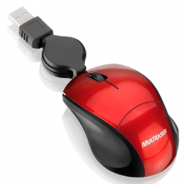 MOUSE USB OPTICO MINI RETRATIL - 19499