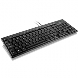 TECLADO USB PRETO LASER - 23311