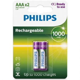 PILHA PHILIPS REGAR. R03 AAA 1000MAH C02  - <font color="#808080"><FONT SIZE=-2>Este produto é vendido por Marvel e entregue por Marvel</FONT></font> -  -  - 27714x