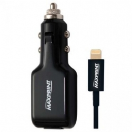 CARREGADOR PARA IPHONE 5/5S/6/6S VEICULAR - 23059