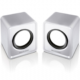 CAIXA DE SOM 3W RMS USB BRANCO - 23104