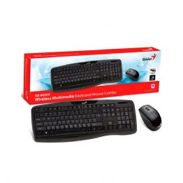 TECLADO E MOUSE S/ FIO USB - 23743