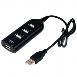 HUB USB 4 PORTAS 2.0 BARRA PRETO  - <font color="#808080"><FONT SIZE=-2>Este produto é vendido por Marvel e entregue por Marvel</FONT></font> -  -  - 27737x