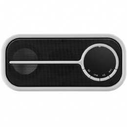 CAIXA DE SOM 10W RMS  BRANCA PORTATIL BUETOOTH - 23608