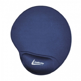 PAD MOUSE APOIO EM GEL AZUL - LEADERSHIP - 22907