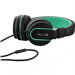 FONE DE OUVIDO PRETO/VERDE - 23550