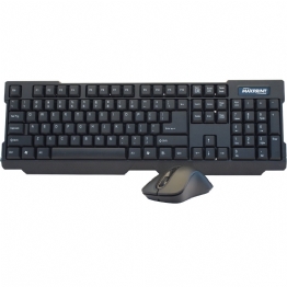 TECLADO E MOUSE S/FIO PRETO 2.4 - 24135