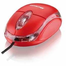MOUSE USB OPTICO CLASSIC VERMELHO - 18896