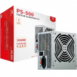 FONTE ATX 500W 20+4P REAL - 23940