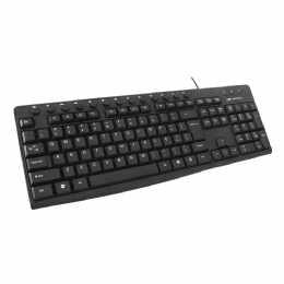 TECLADO USB MULTIMIDIA PRETO - 24907