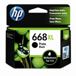 CARTUCHO HP 668XL PRETO  - <font color="#808080"><FONT SIZE=-2>Este produto é vendido por Marvel e entregue por Marvel</FONT></font> -  -  - 31301x