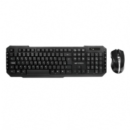 TECLADO E MOUSE S/ FIO USB - 24311