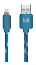 CABO USB IPHONE 5/5S/5SE/6/6S/7 AZUL - 23807