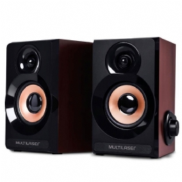 CAIXA DE SOM 6W RMS PRETA - 24722