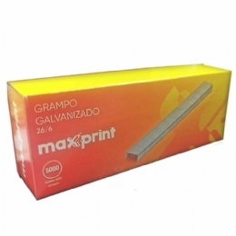 Grampo 26/6 Galvanizado 5000 Unidades - 30210
