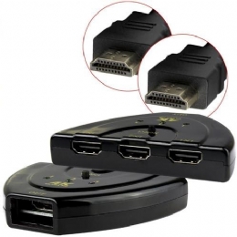 HUB HDMI 3 ENTRADA E 1 SAIDAS COM CABO HH- - 27308