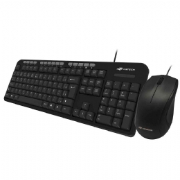 TECLADO E MOUSE C/FIO KT-100BK - 25863