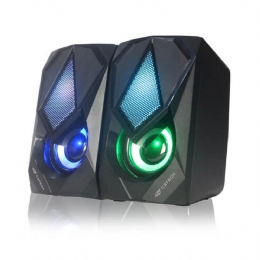 CAIXA DE SOM 2.0 LED SP-L60BK  - <font color="#808080"><FONT SIZE=-2>Este produto é vendido por Marvel e entregue por Marvel</FONT></font> -  -  - 28147x
