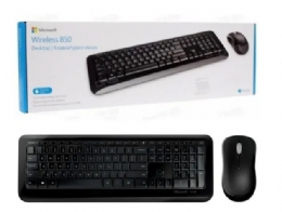 TECLADO E MOUSE SEM FIO DESKTOP 850 USB PRETO     - <font color="#808080"><FONT SIZE=-2>Este produto é vendido por Marvel e entregue por Marvel</FONT></font> -  -  - 25806X