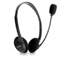 FONE DE OUVIDO C/MICROFONE PRETO - 23054