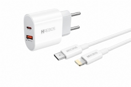CARREGADOR TURBO 20W IPHONE CRG-157I - 31489