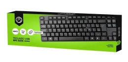 TECLADO USB COMUM PRETO 1.3M BOX - BPC-8    - <font color="#808080"><FONT SIZE=-2>Este produto é vendido por Marvel e entregue por Marvel</FONT></font> -  -  - 27843x