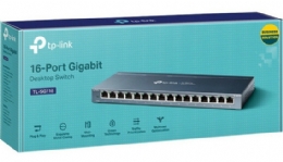 HUB Switch Desktop 16 Portas 10/100/1000mbps Giga Tp-link Sg116 - 27803