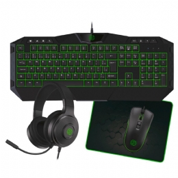 TECLADO USB E MOUSE, MOUSE PAD E FONE DE OUVIDO - 27629