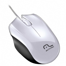 MOUSE USB OPTICO PRECISION PRETO C/BRANCO - 22676