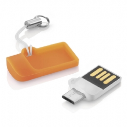 Pendrive Multilaser Dual USB para Smartphone/Tablet Branco 16GB - PD508 - 23439