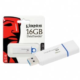 PEN DRIVE 16GB KINGSTON BRANCO/AZUL - 23780
