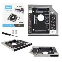 ADAPTADOR UNIVERSAL DVD PARA HD OU SSD 9.5MM LOTUS - 27309