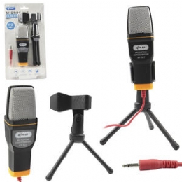 MICROFONE CONDENSADOR P2 CABO 1.80 METRO TRIPE - 28089