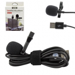MICROFONE DE LAPELA ENTRADA USB - 28090