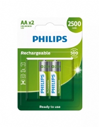 PILHA PHILIPS REGAR. R6 AA 2500MAH C/02  - <font color="#808080"><FONT SIZE=-2>Este produto é vendido por Marvel e entregue por Marvel</FONT></font> -  -  - 27717x