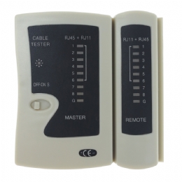 TESTADOR DE CABOS RJ 45/ RJ 11 - 25199