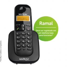 TELEFONE SEM FIO TS 3111 RAMAL - INTELBRAS - 25516