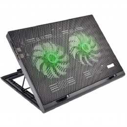 SUPORTE PARA NOTEBOOK COM COOLER E LED GAMER AC267 - <font color="#808080"><FONT SIZE=-2>Este produto é vendido por Marvel e entregue por Marvel</FONT></font> -  -  - 23028x
