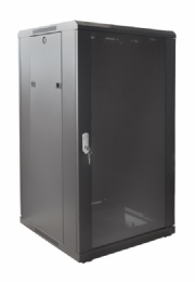 RACK 19POL X 24U X 660MM FECHADO PISO VIDRO INSUFI - 25391