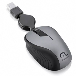 MOUSE USB RETRATIL EMBORRACHADO - 25577