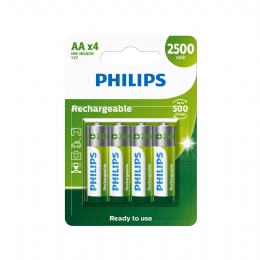 PILHA PHILIPS REGAR. R6 AA 2500MAH C/04  - <font color="#808080"><FONT SIZE=-2>Este produto é vendido por Marvel e entregue por Marvel</FONT></font> -  -  - 27719x