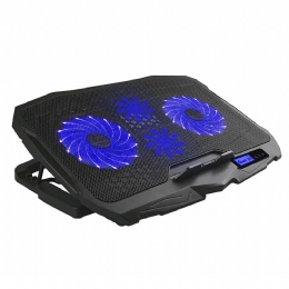 SUPORTE PARA NOTEBOO WARRIOR COOLER GAMER LED AZUL - 26849