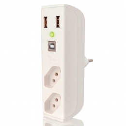 CARREGADOR  USB C/FILTRO BRANCO - 25082