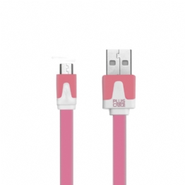 CABO USB CELULAR V8 ROSA - 23811