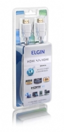Cabo HDMI Elgin - 1,8 metro - Branco - 26163x