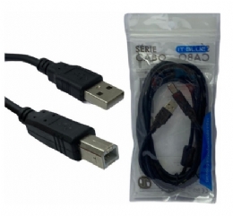 CABO USB A/B 1,8MTS PARA IMPRESSORA LE-902 - 31349