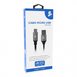 CABO USB CELULAR MICRO USB PARA USB A 20 1,2M 5+  - <font color="#808080"><FONT SIZE=-2>Este produto é vendido por Marvel e entregue por Marvel</FONT></font> -  -  - 28987x